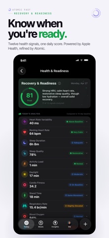 Atomic Fast: Fasting & Diet Screenshot 8 of 10