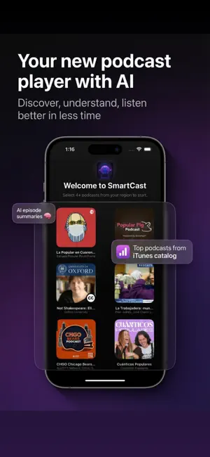 SmartCast: AI Podcast Player screenshot 3