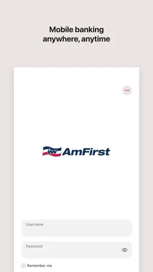 AmFirst Digital Banking screenshot 1