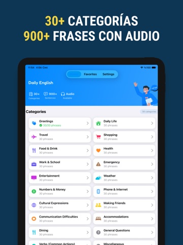 Learn English - Daily English iPad screenshot