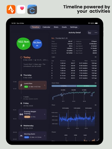 Dash: Widgets for Strava iPad screenshot