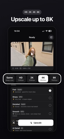 Video Upscaler - AI Upscale Screenshot 3 of 6