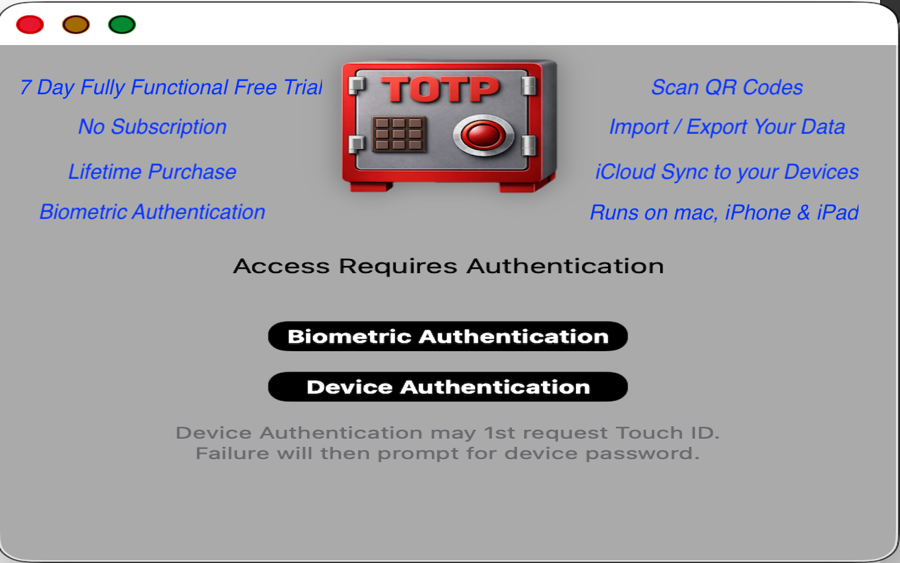 Biometric TOTP Authenticator screenshot 9