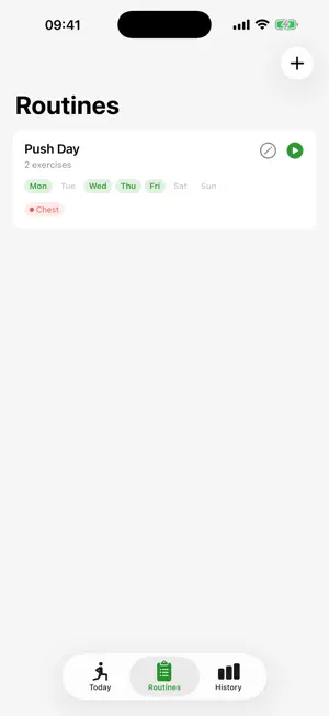 Fit Planner: Workout Log screenshot 2