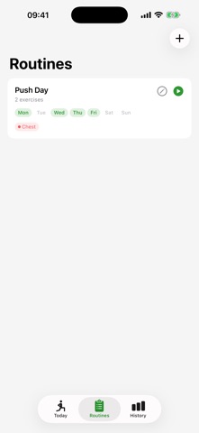 Fit Planner: Workout Log Screenshot 2 of 3