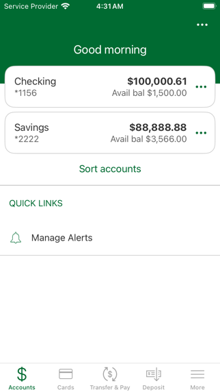 FSB-TC Mobile Banking Screenshot