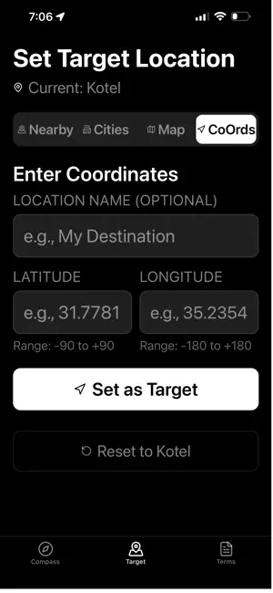 Kotel Direction Compass screenshot 3