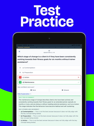 NASM CPT EXAM PREP 2026 - 2027 iPad screenshot