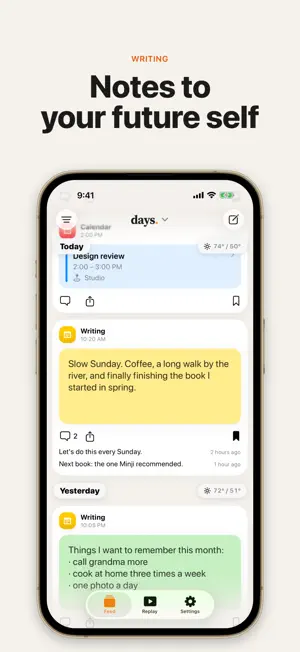 days - Your Private Day Feed screenshot 3