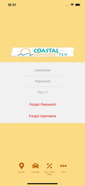 Coastal CFCU screenshot 1