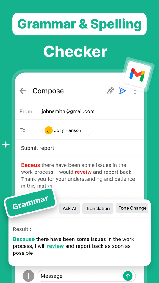 #2. AI Keyboard: TypeAI & Chatbot (iOS) 由: Unikwork Systems LLP