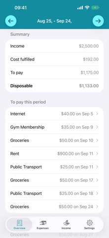Financial Overview Screenshot 1 of 4