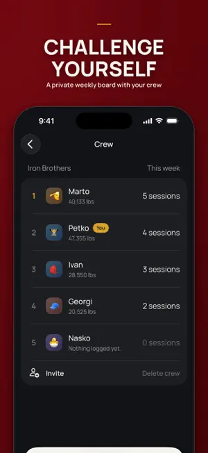 Strongbro Workout Strength Log screenshot 4
