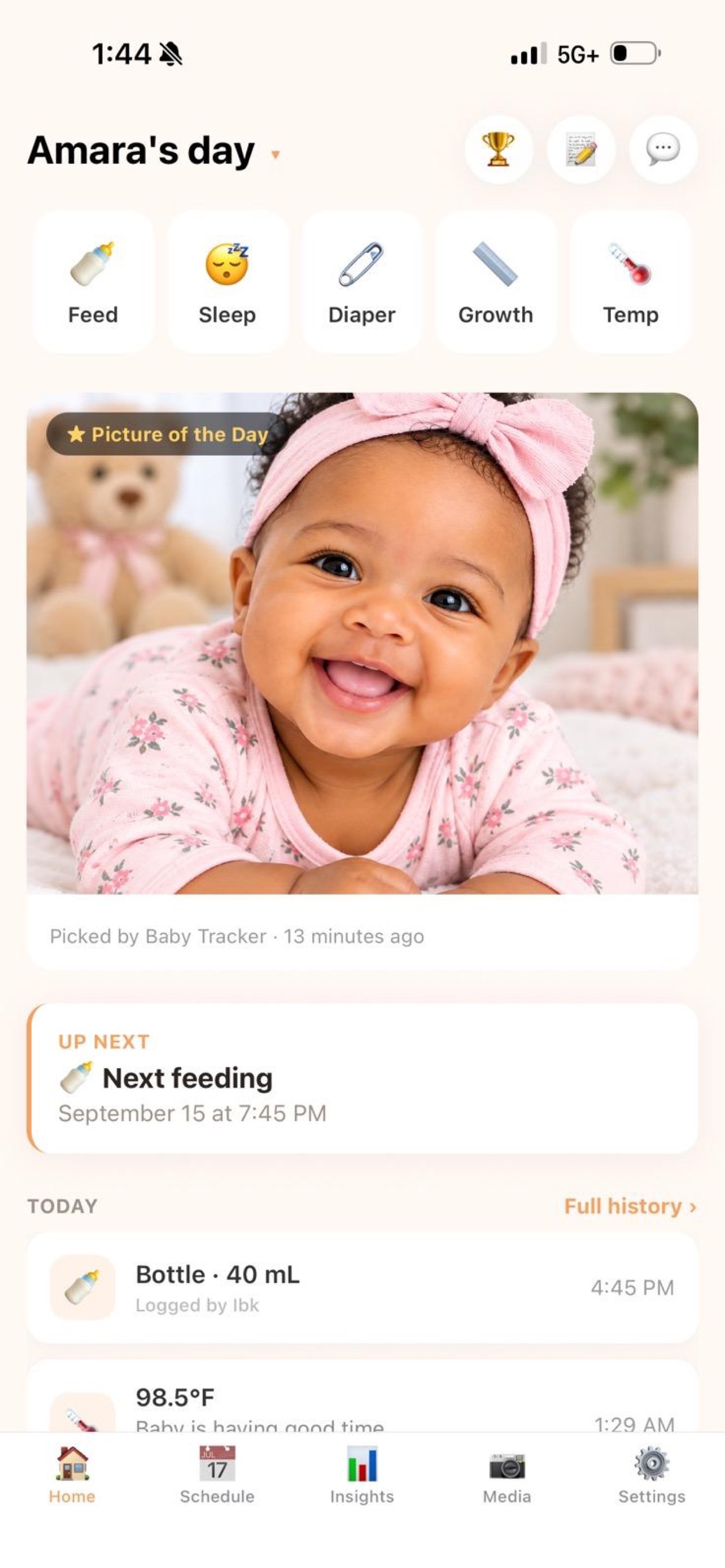 Screenshot 1 of Baby Tracker Master