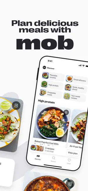 Mob: Meal Planner and Recipes iPhone screenshot 1
