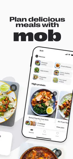 Capture d'écran de Mob: Meal Planner And Recipes sur iPhone 1
