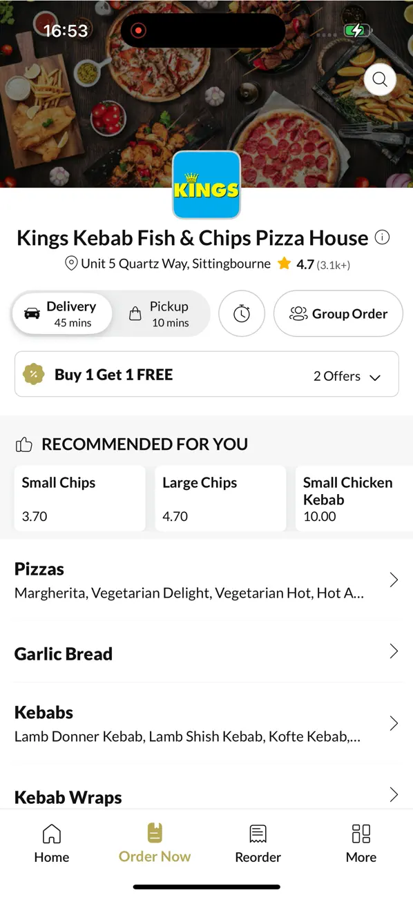 Screenshot #2 pour Kings Kebab Fish & Chips