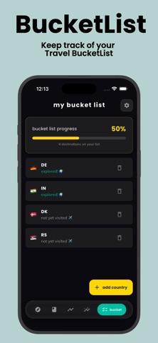 been: My Countries Visited Map screenshot