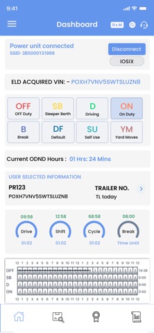 Axis ELD iPhone screenshot