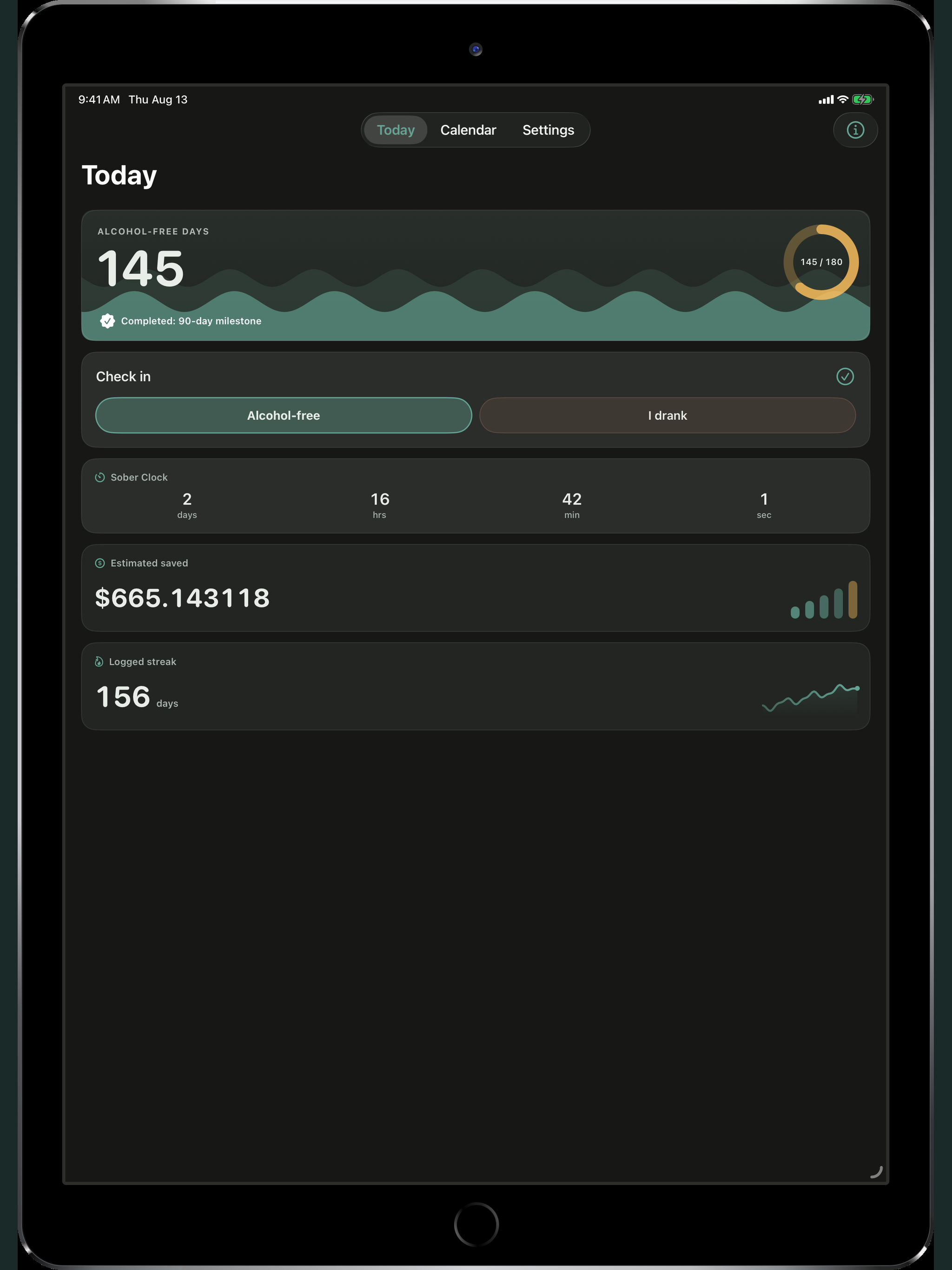 Alcohol Free Tracker screenshot 14