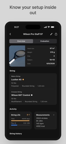 String GOAT - for tennis Screenshot 4 of 7