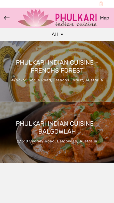Phulkari Indian Cuisine Screenshot