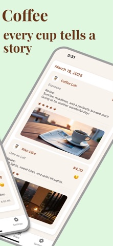 The Coffee Diary Screenshot 3 of 5