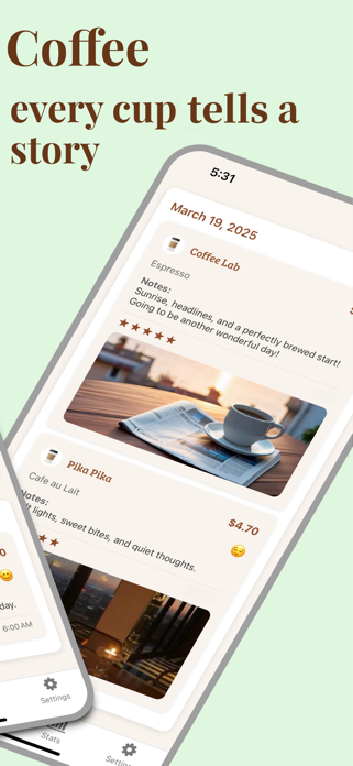 The Coffee Diary Screenshot 3 of 5