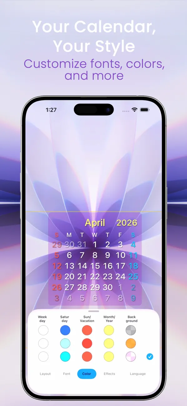 Screenshot #3 pour 12Calendar