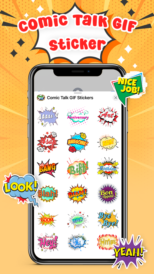 Comic Talk Sticker - 1.4 - (iOS)