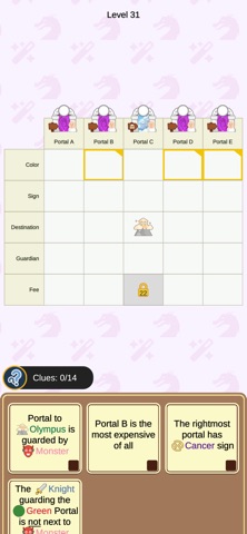 WhoFitsLogicPuzzle Screenshot 4 of 6