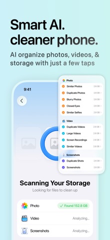 Cleaner Ai —Clean up Storage ◎ iPhone screenshot