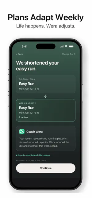 Wera: Running Plans & Coach screenshot 4