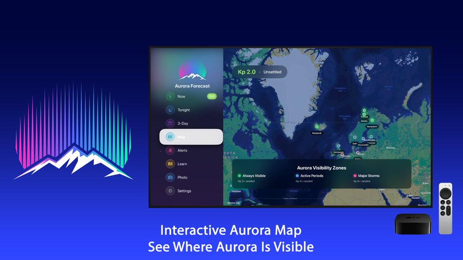#3. Northern Lights Forecast 4K (iOS) By: Igor Bidenko