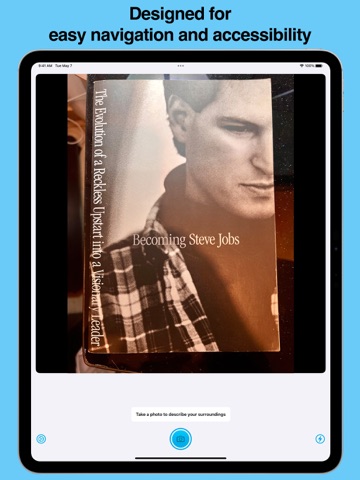 VisionAI: visual assistance iPad screenshot