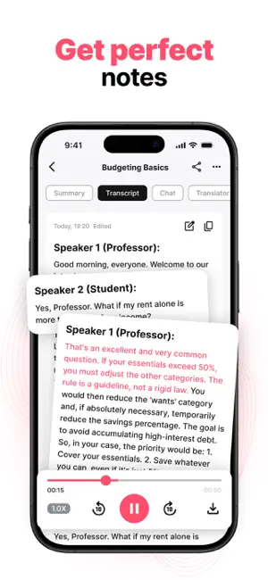 Say Notes: AI Speech to text screenshot 3