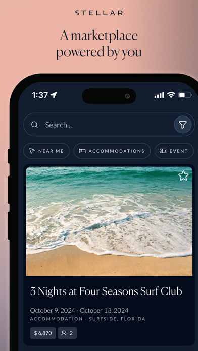 Stellar: Lifestyle Marketplace Screenshot