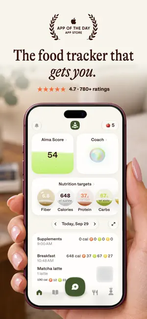 Alma: Nutrition Coach screenshot 1