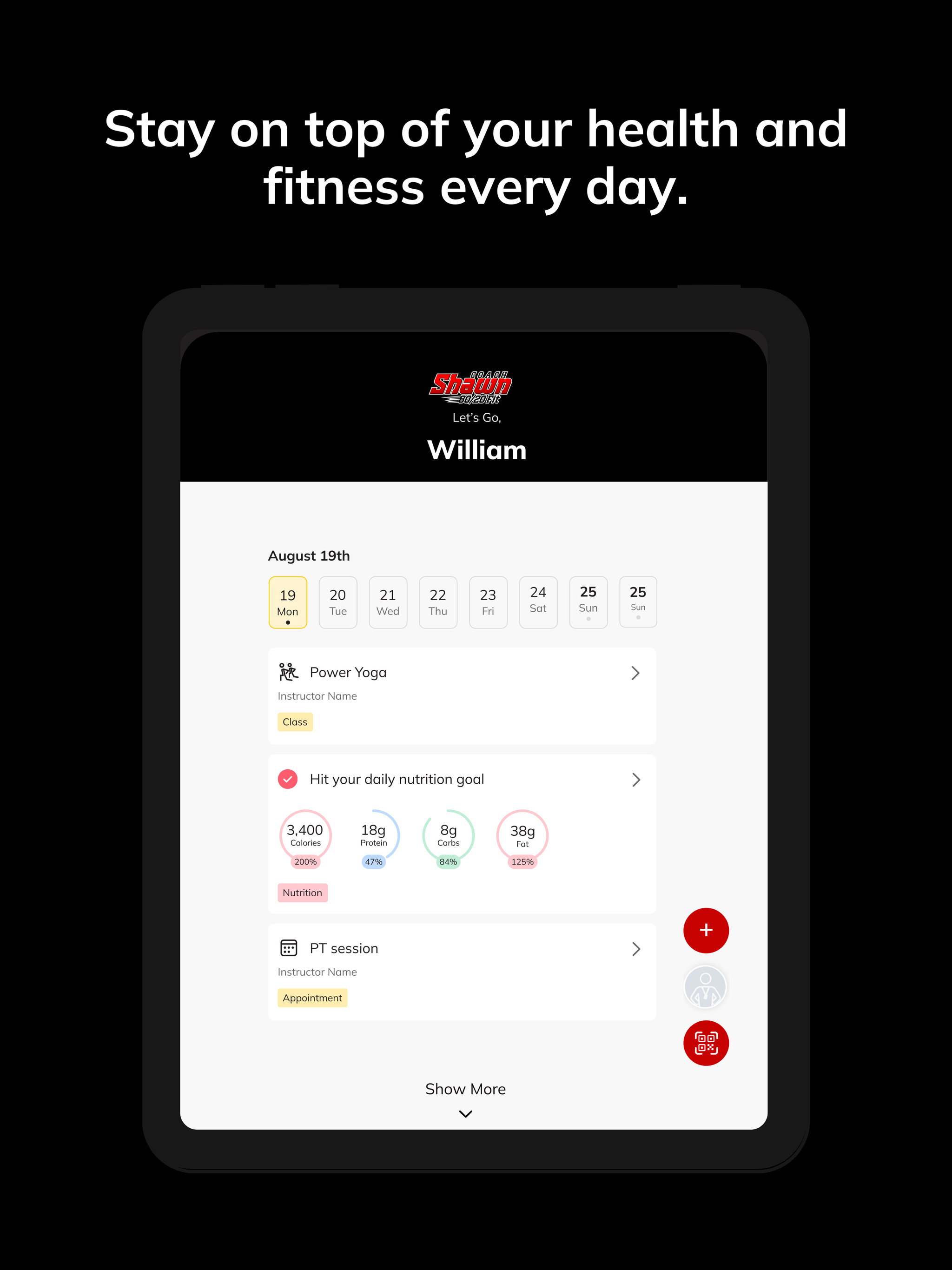 Coach Shawn Fitness screenshot 8