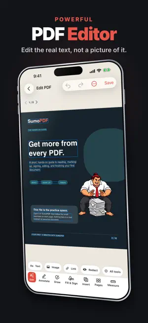 SumoPDF - PDF Editor & Reader screenshot 1