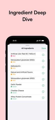 Goby AI – 食品与化妆品扫描 screenshot