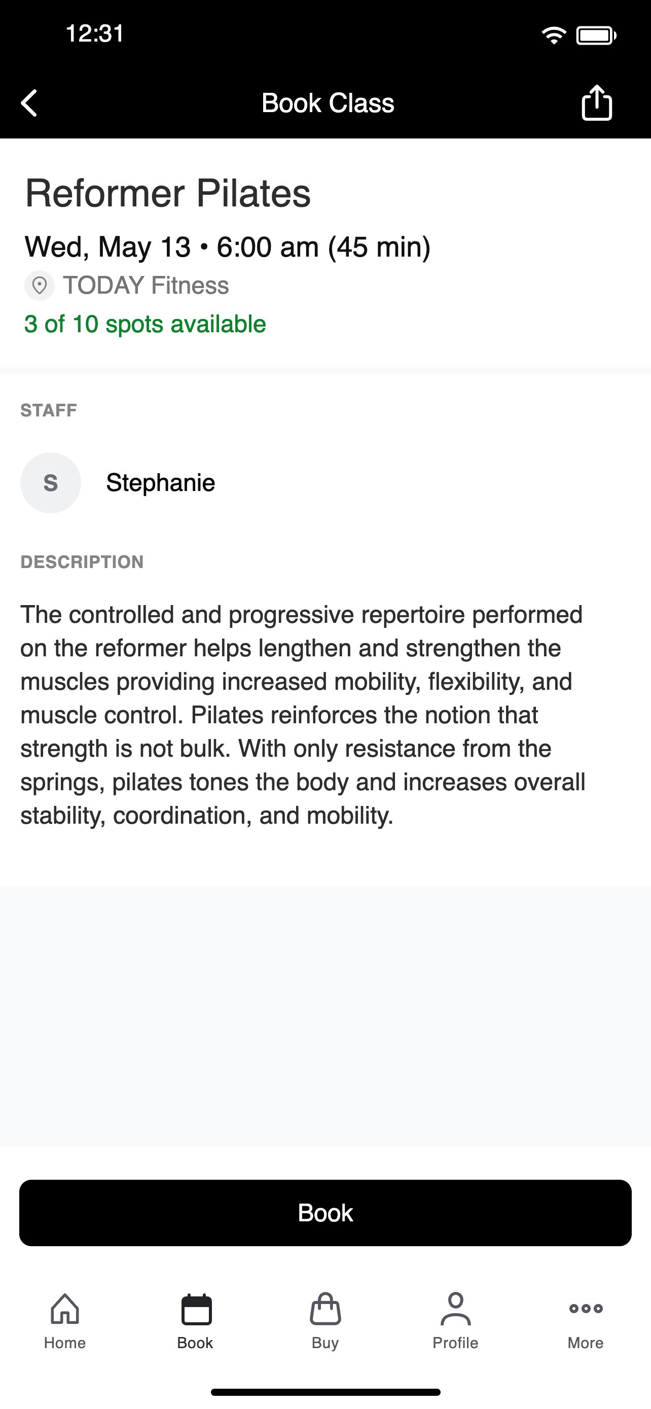 TODAY. Fitness screenshot 3