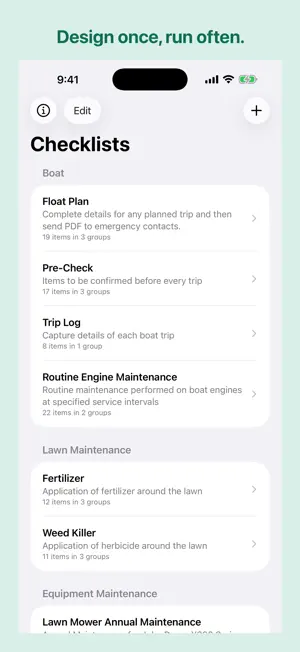 List Log screenshot 1