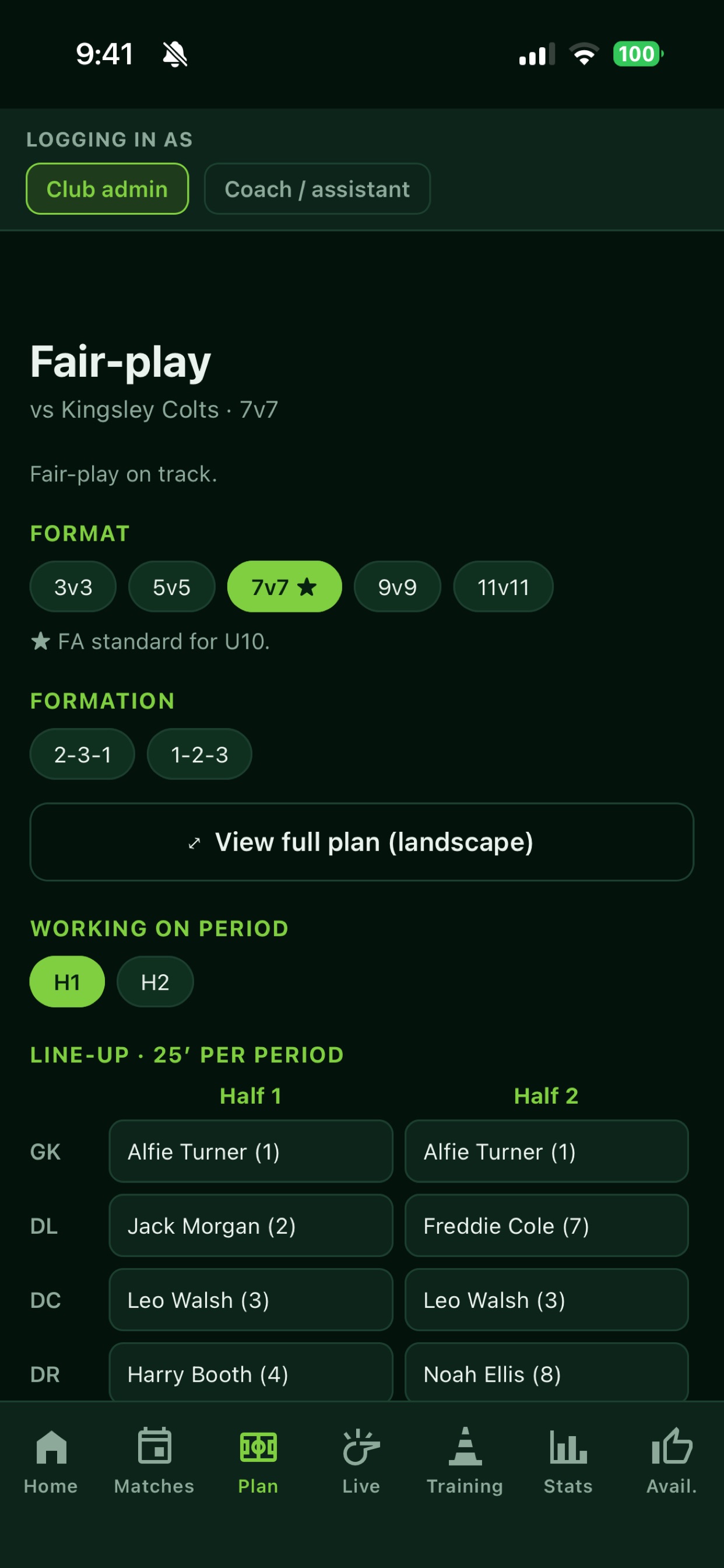 Screenshot 5 of Half-Time FC