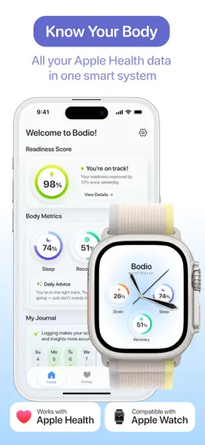 Bodio: Your Body Performance screenshot 1