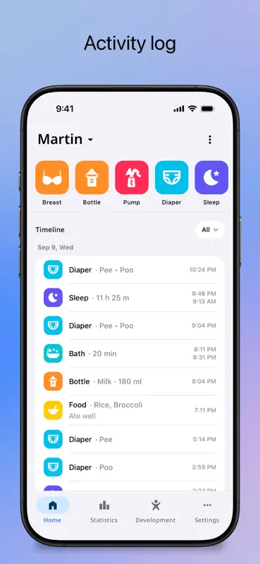 Baby Notes: Tracker & Journal screenshot 1 of 10