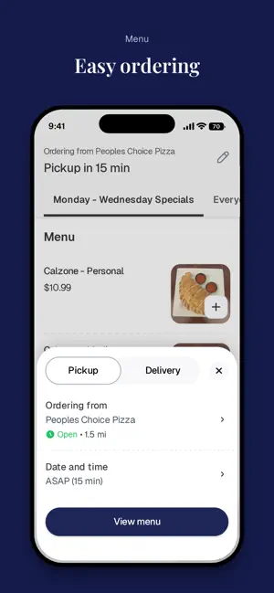 Peoples Choice Pizza screenshot 3