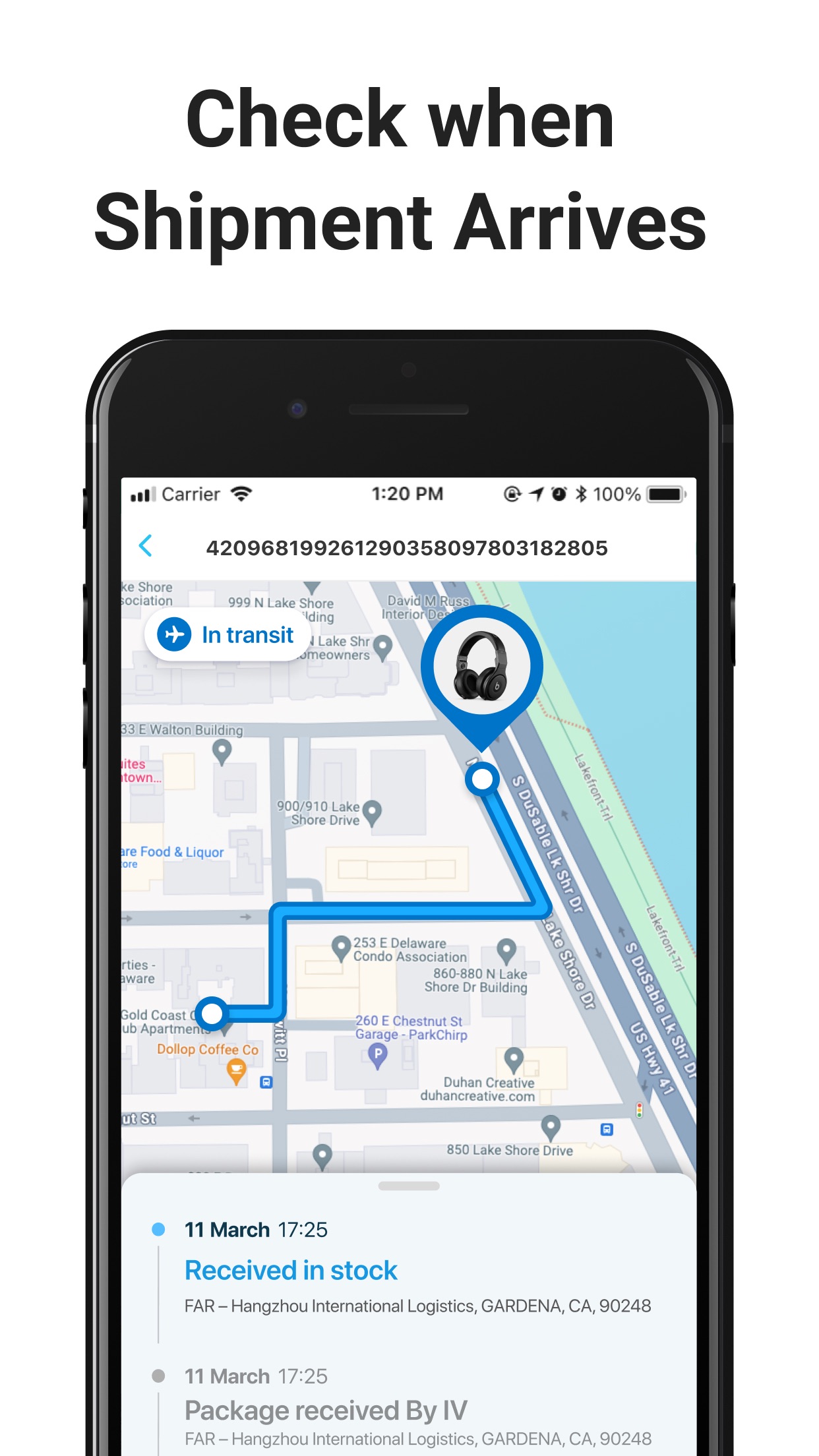 Package Tracker - pkge Mobile screenshot 3