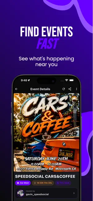 Wheelly: Car Meets & Rides screenshot 3