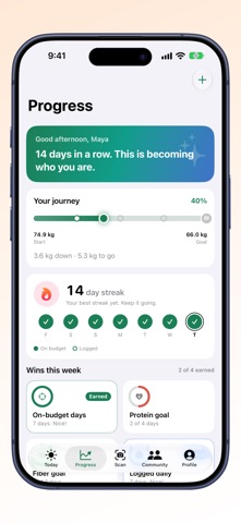Sprigly: AI Calorie Counter, zrzut ekranu 4
